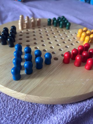 Juego de Damas Chinas de Madera