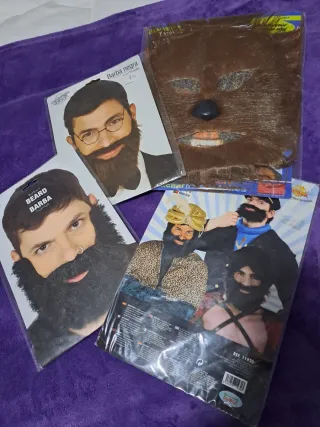 Disfraz Vaquero: Sombrero, Pistola y Barba