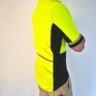 Maillot Ciclismo Odlo Hombre Amarillo/Negro