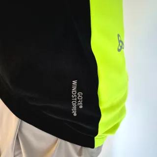 Maillot Ciclismo Odlo Hombre Amarillo/Negro