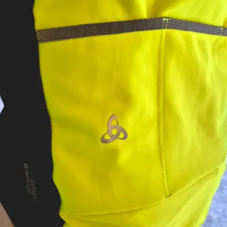 Maillot Ciclismo Odlo Hombre Amarillo/Negro