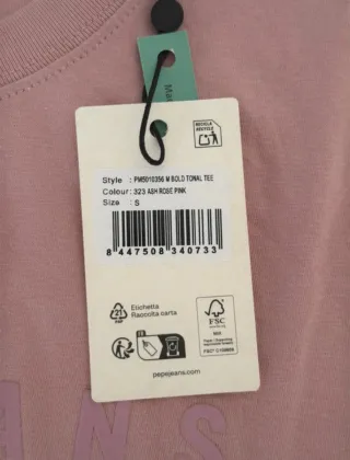 Camiseta Pepe Jeans Rosa Talla S