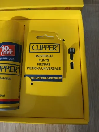 Caja coleccionismo Clipper: Gas, Piedras y Mechero