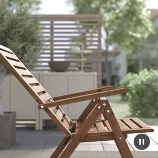 Conjunto de mesa y dos sillas de Jardín NÄMMARÖ