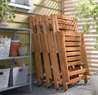 Conjunto de mesa y dos sillas de Jardín NÄMMARÖ