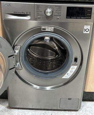 Lavadora LG 8kg Inverter Direct Drive Acero Inox