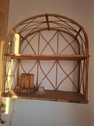 Estantería de mimbre La Redoute
