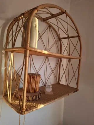 Estantería de mimbre La Redoute