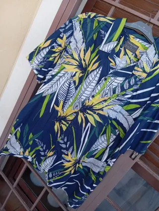 Camisa manga corta hombre Primark Talla XXL