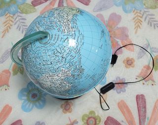 Lámpara vintage Globo Terráqueo