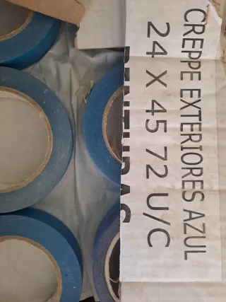10 Cinta de pintor azul para exterior