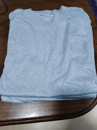 4 Camisetas Deportivas ET Talla EG Azul