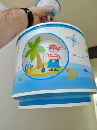 Lámpara infantil pirata