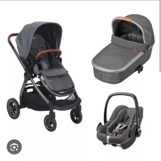 Silla, capazo y maxi cosi con vestiduras