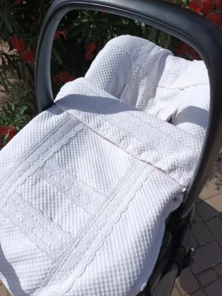 Silla, capazo y maxi cosi con vestiduras