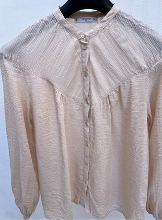 Camisa Mango Beige
