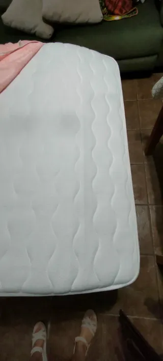 Sofá Cama Beige 2 Plazas