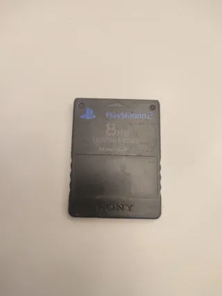 PS2 Slim + Mando + Memory card + Cables + Juego