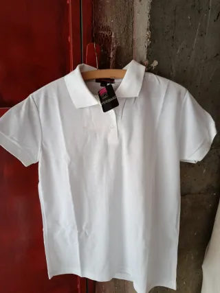Camiseta Polo Blanca Talla M