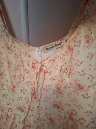 Vestido largo floral Maggie Sweet Talla XS