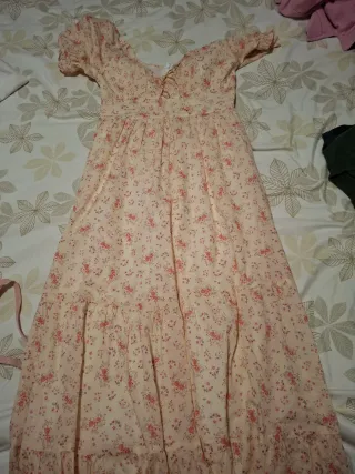 Vestido largo floral Maggie Sweet Talla XS
