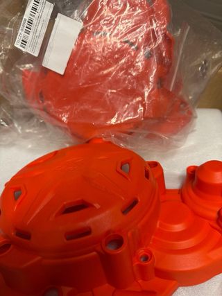 Protector Tapa Embrague Naranja Motocross Enduro