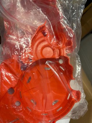 Protector Tapa Embrague Naranja Motocross Enduro