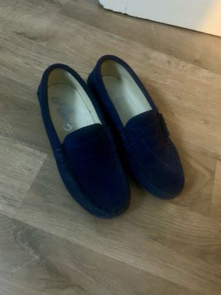 Traje comunión azul T.10 de Mango