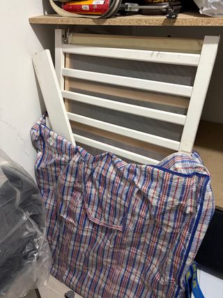 Cuna de bebé IKEA blanca