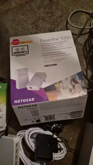 Netgear Powerline 1000 + Hub TP-Link