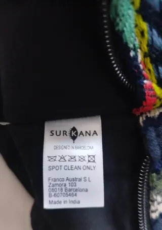 Bolso de hombro Surkana multicolor