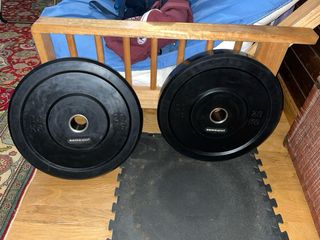 Discos Bumper CrossFit 20, 10 y 5 kg