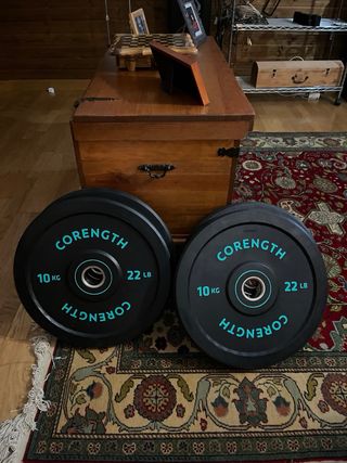 Discos Bumper CrossFit 20, 10 y 5 kg