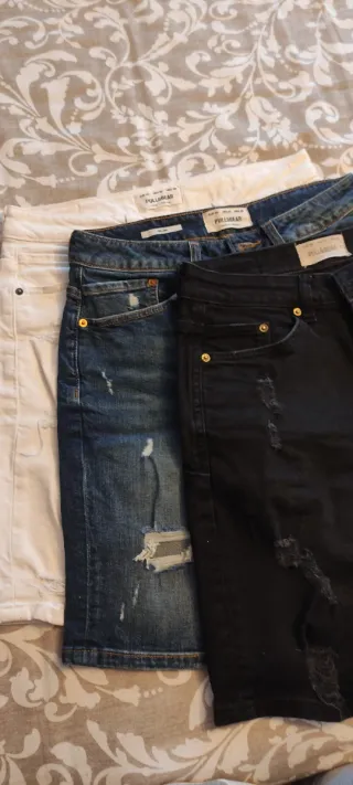 Lote 3 Bermudas Slim Pull&Bear Talla 38