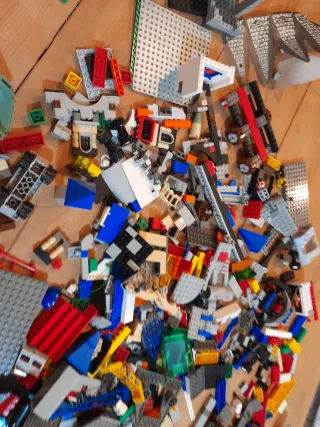 Lote cientos piezas Lego