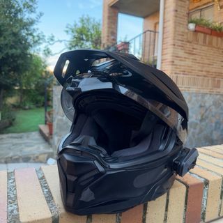 Casco Moto Talla XS Negro Mate