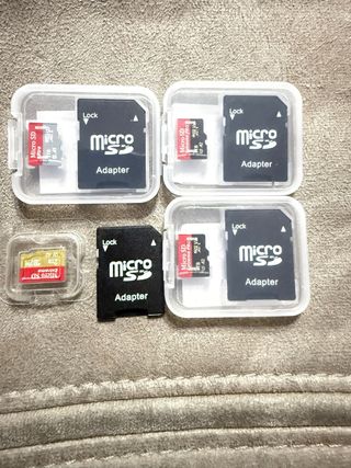 Lote Micro SD 2TB + Adaptadores