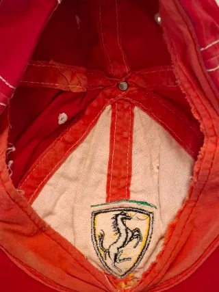 Cappellino Ferrari Vintage Rosso