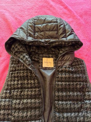 Chaleco Sweet Miss Negro Estampado Talla S