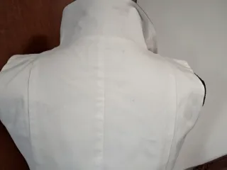 Abito estivo bianco e beige