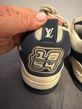 Louis Vuitton Sneakers Beige/Blu