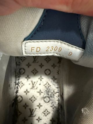 Louis Vuitton Sneakers Beige/Blu