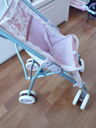 Carrito de juguete Martina rosa