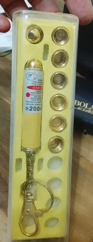 Portachiavi con puntatore laser