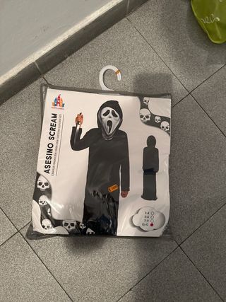 Disfraz Asesino Scream Talla 10-12