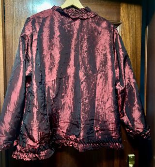 Blusa de textura arrugada