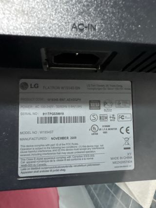 3 Monitor LG 19" Nero