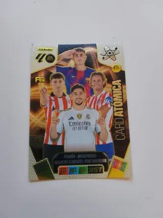 Card atomica Adrenalyn Futbol Panini
