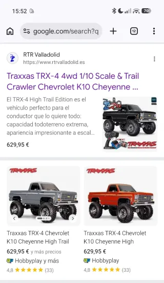 Traxxas TRX4 Chevy Cheyenne Modificado