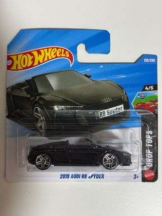 Hot Wheels 2019 Audi R8 Spyder Negro